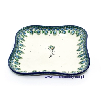 Półmisek Ø24cm dek. 2218X Pawie Pióro